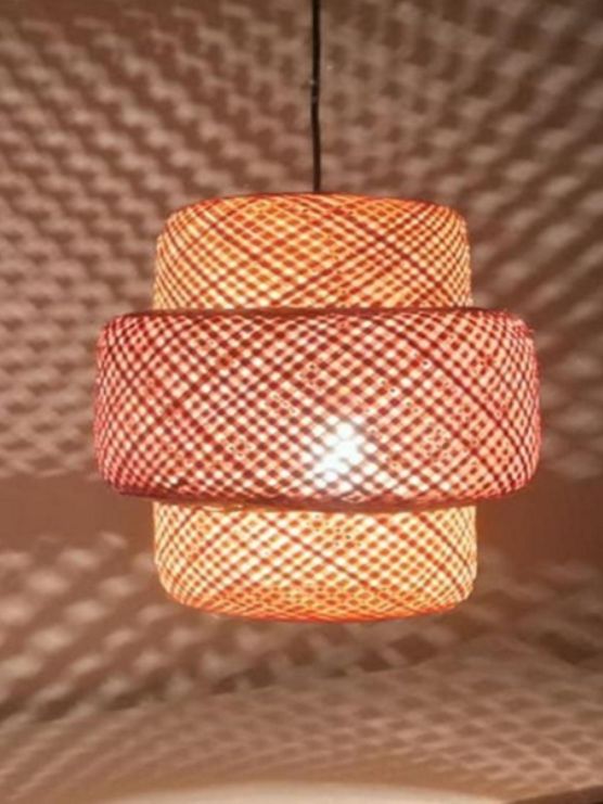Three stage lampshade, Chocolate color (Without Electrical accessories)