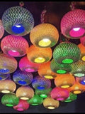 Hanging Ball Lampshade assorted   Colour (Without Electrical accessories)