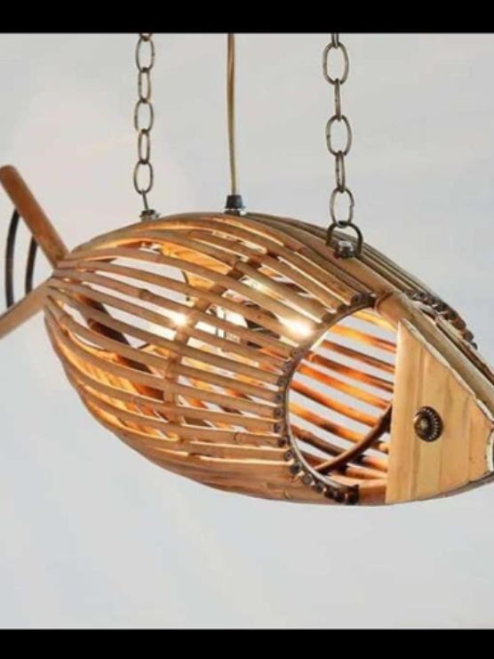 Lampshade Barrel Fish (Without Electrical Accessories)