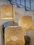 Lampshade  Cylindrical Natural   (Without Electrical  Accessories)